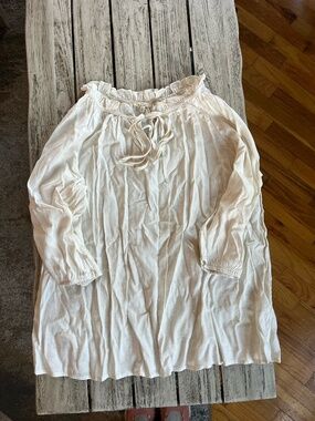 Cute Ivory Top - Victorian or SteamPunk Style (S)